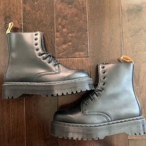 New without box Dr. Marten’s black platform boots